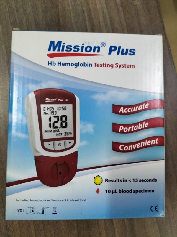 Mission Plus Haemoglobin Testing Machine